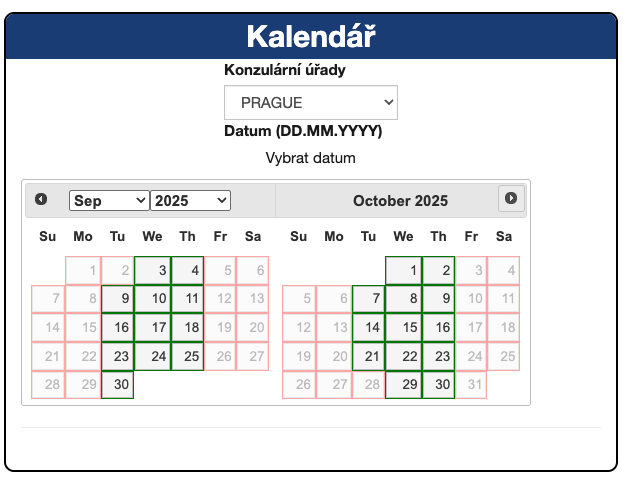 terminy pohovoru Z a jen 2025